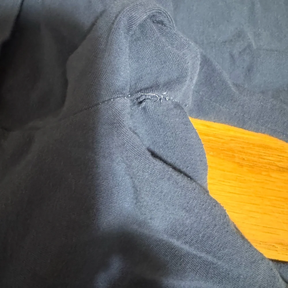 Skims Cotton Jersey Foldover COLOR Harbor Small hole shown in pic worn once - Picture 3 of 3